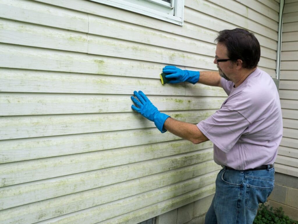 Scrape and Sand Rough Areas of Exterior